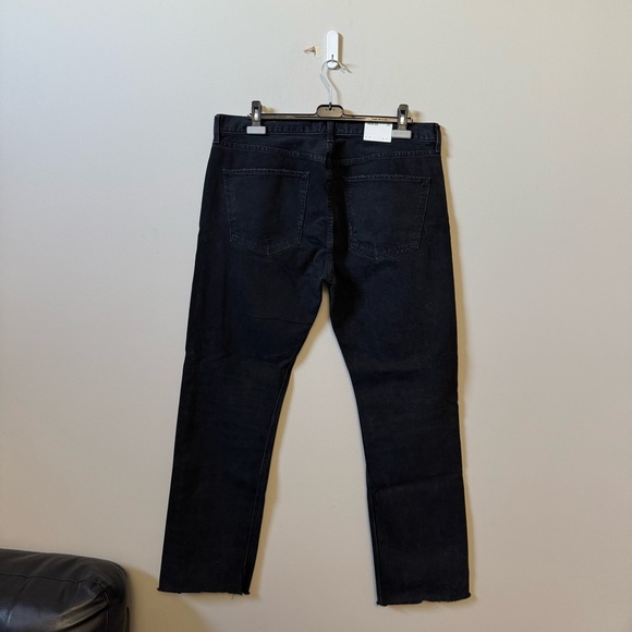 AGOLDE (NWT) Cherie High rise straight jeans in distortion - Black - Picture 6 of 8